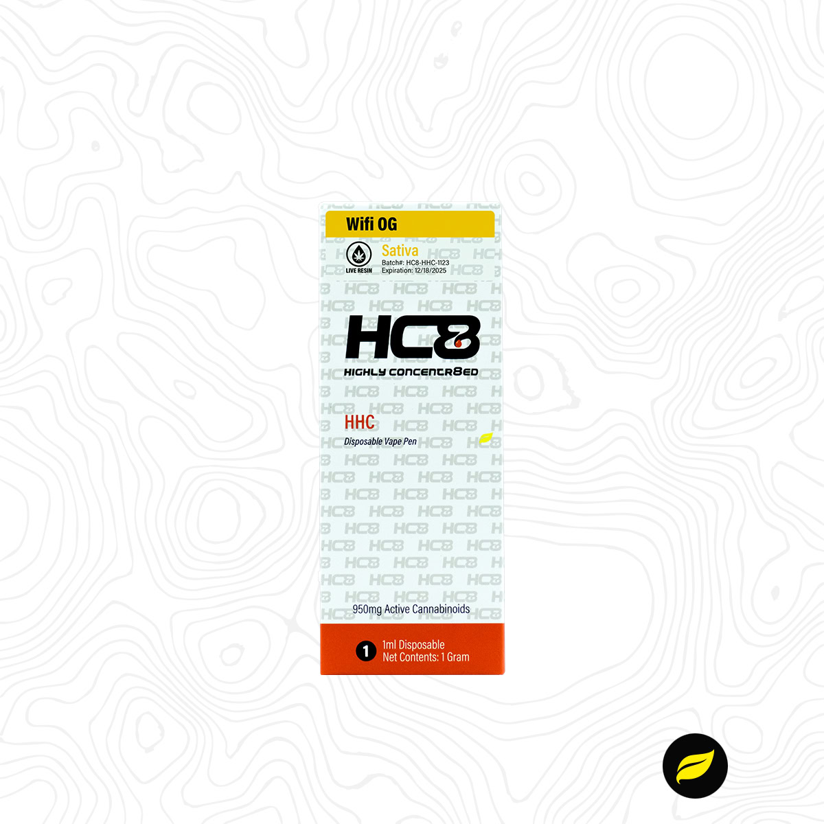 DHGelato 1ml 最高品質CRDP CRDH CNP THXE1 1000mg THCP, D8, HHC Vape Cart - Grand Daddy Purp - Indica